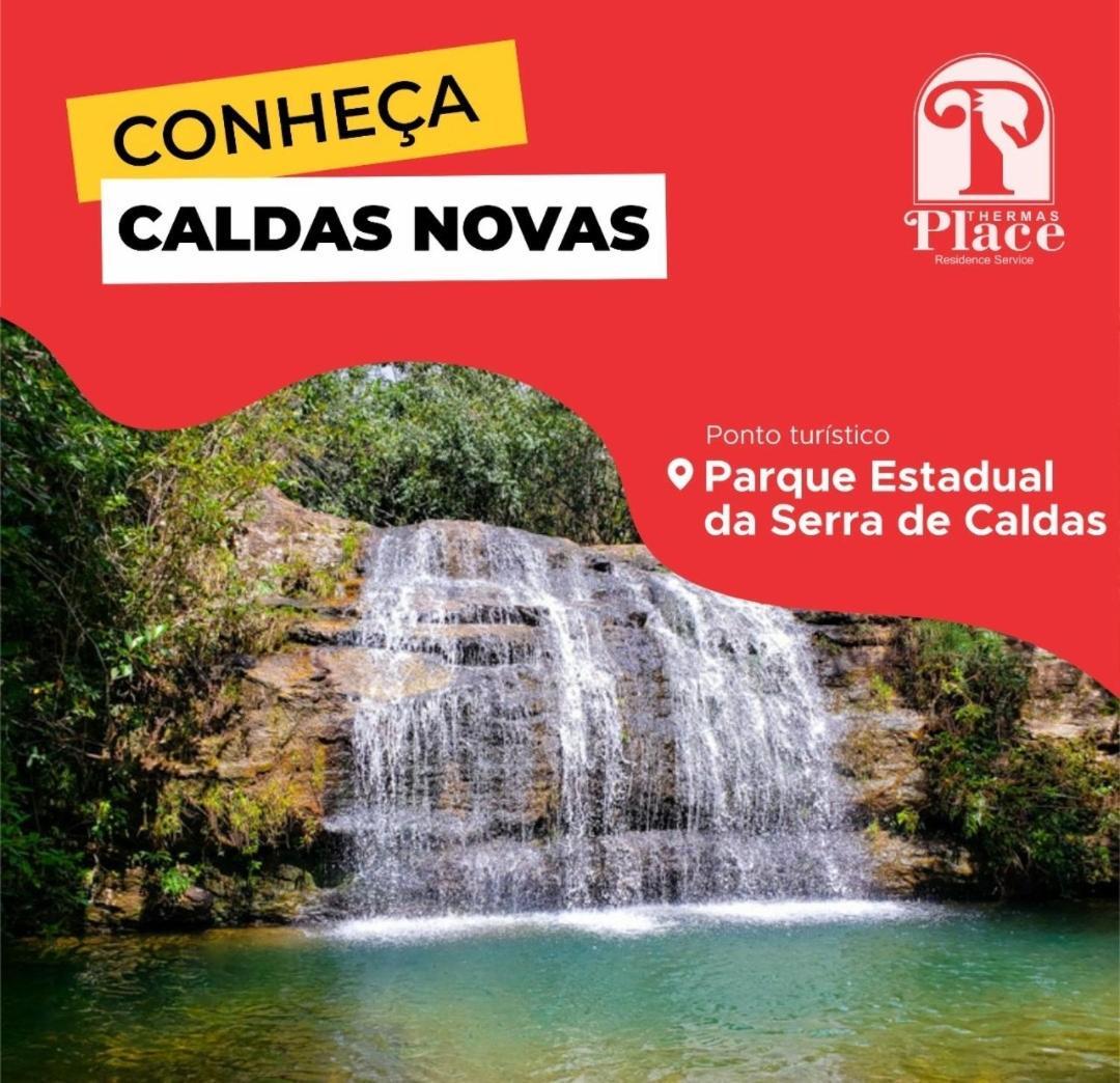 Flat Para Temporada Perto Singapura Shopping Com 7 Piscinas, Bar Molhado, Restaurante - A 3 Min Centro De Caldas Novas! Exterior photo